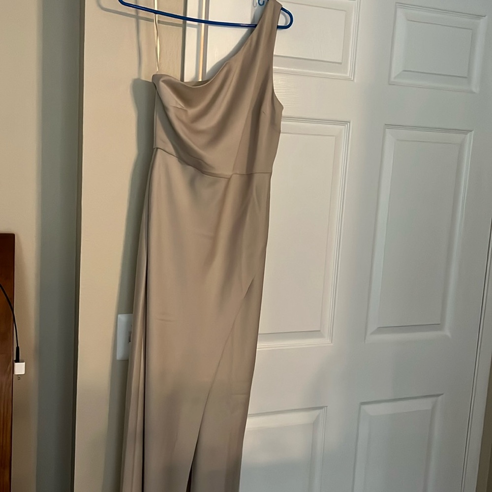 BHLDN Dylan Satin Charmeuse Maxi Dress Size 8